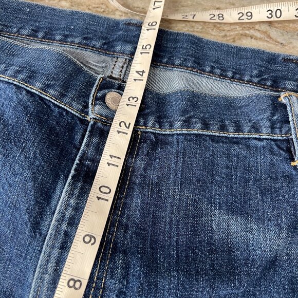 Polo Ralph Lauren Mens Classic Fit Straight Leg Blue Denim Jeans Size 46x32 - Picture 9 of 13